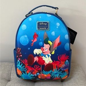 Loungefly Disney Pinocchio Underwater Mini Backpack
